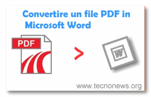 Convertire File PDF In File Word