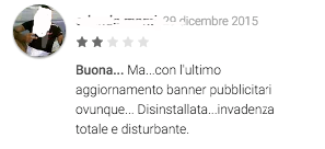 Android app con pubblicità invasiva segnalata su play store