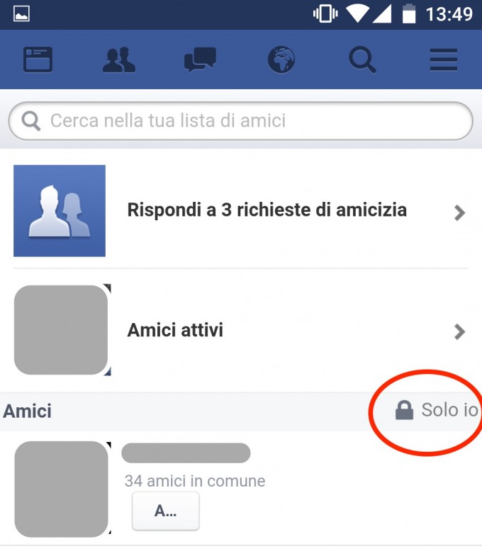 Come nascondere gli amici su Facebook TecnoNews